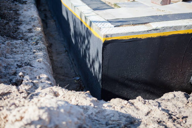 Residential Wet Basement Repair installation at a Brentwood, PA home by SJ Waterproofing Pros